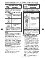 Предварительный просмотр 56 страницы Panasonic NN-SD780S Operating Instructions Manual