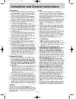 Preview for 3 page of Panasonic NN-SD786S Operation Manual