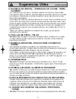 Preview for 8 page of Panasonic NN-SD787 Instrucciones De Operación