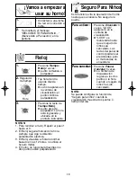 Preview for 12 page of Panasonic NN-SD787 Instrucciones De Operación