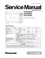 Panasonic NN-SD982S Service Manual preview