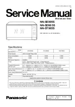 Panasonic NN-SD985S Service Manual preview