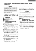 Preview for 17 page of Panasonic NN-SD985S Service Manual