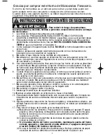 Preview for 3 page of Panasonic NN-SD987 Instrucciones De Operación