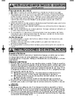 Preview for 5 page of Panasonic NN-SD987 Instrucciones De Operación