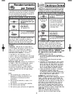 Preview for 18 page of Panasonic NN-SD987 Instrucciones De Operación