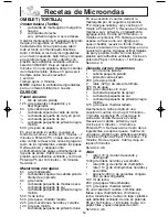 Preview for 21 page of Panasonic NN-SD987 Instrucciones De Operación