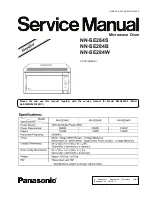 Preview for 1 page of Panasonic NN-SE284B Service Manual