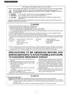 Preview for 2 page of Panasonic NN-SE284B Service Manual