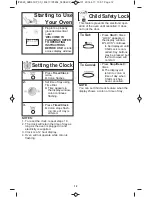 Предварительный просмотр 14 страницы Panasonic NN-SE792S Operating Instructions Manual