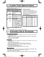 Preview for 21 page of Panasonic NN-SE795S Operating Instructions Manual