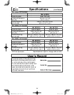 Preview for 36 page of Panasonic NN-SE795S Operating Instructions Manual