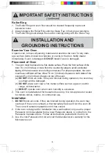 Preview for 7 page of Panasonic NN-SE796S Operating Instructions Manual