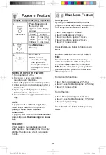 Preview for 20 page of Panasonic NN-SE796S Operating Instructions Manual