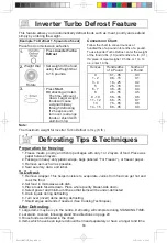 Preview for 21 page of Panasonic NN-SE796S Operating Instructions Manual