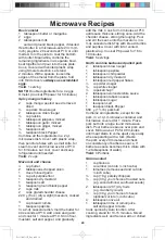 Preview for 26 page of Panasonic NN-SE796S Operating Instructions Manual