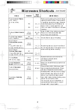 Preview for 29 page of Panasonic NN-SE796S Operating Instructions Manual