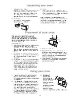 Preview for 5 page of Panasonic NN-SF460M Operating Instructions And Cookery Book