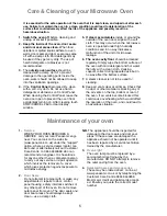 Preview for 6 page of Panasonic NN-SF460M Operating Instructions And Cookery Book