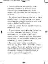 Preview for 6 page of Panasonic NN-SF464M Operating Instructions And Cookery Book