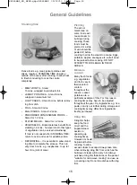 Preview for 16 page of Panasonic NN-SF464M Operating Instructions And Cookery Book