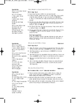 Preview for 52 page of Panasonic NN-SF464M Operating Instructions And Cookery Book