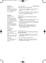 Preview for 74 page of Panasonic NN-SF464M Operating Instructions And Cookery Book