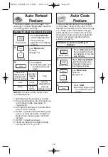 Предварительный просмотр 20 страницы Panasonic NN-SF550B Operating Instructions Manual