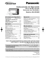 Panasonic NN-SF550M (Spanish) Instrucciones De Operación preview