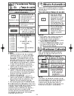 Preview for 14 page of Panasonic NN-SF550M (Spanish) Instrucciones De Operación