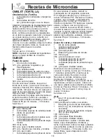 Preview for 21 page of Panasonic NN-SF550M (Spanish) Instrucciones De Operación