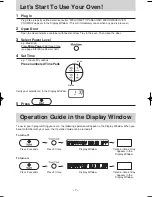 Preview for 10 page of Panasonic NN-SF550W Operation Manual