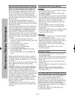 Preview for 30 page of Panasonic NN-SF564W Operating Instruction And Cook Book