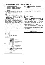 Предварительный просмотр 17 страницы Panasonic NN-SF564W Service Manual