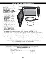 Preview for 18 page of Panasonic NN-SG428S Owner'S Manual