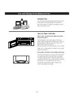 Preview for 27 page of Panasonic NN-SG65NB Owner'S Manual