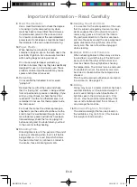 Preview for 10 page of Panasonic NN-SM221W Operating Instructions Manual