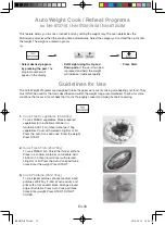 Preview for 22 page of Panasonic NN-SM221W Operating Instructions Manual