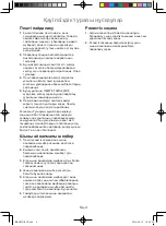 Preview for 74 page of Panasonic NN-SM221W Operating Instructions Manual