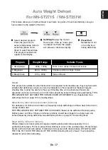 Preview for 19 page of Panasonic NN-SM221WZTE Operating Instructions Manual