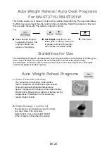 Preview for 22 page of Panasonic NN-SM221WZTE Operating Instructions Manual