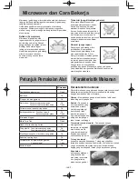 Предварительный просмотр 18 страницы Panasonic NN-SM322M Operating Instructions Manual