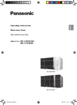 Panasonic NN-SM33 Operating Instructions Manual preview