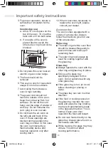 Preview for 6 page of Panasonic NN-SM33 Operating Instructions Manual