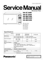 Panasonic NN-SM330M Service Manual preview