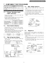 Предварительный просмотр 15 страницы Panasonic NN-SM330M Service Manual