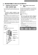 Предварительный просмотр 17 страницы Panasonic NN-SM330M Service Manual