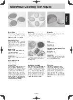 Preview for 23 page of Panasonic NN-SM330W Operating Instruction And Cook Book