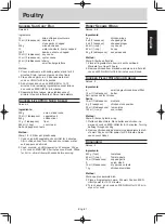 Preview for 33 page of Panasonic NN-SM330W Operating Instruction And Cook Book