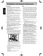 Preview for 4 page of Panasonic NN-SM332M/W Operating Instruction And Cook Book